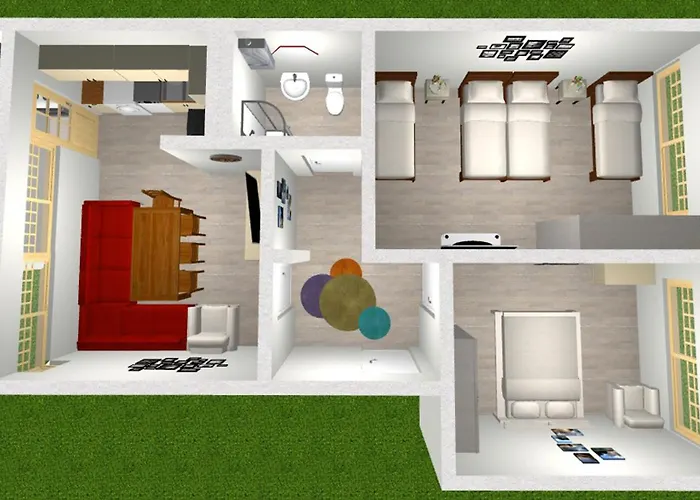 Daire Large 2 Bedrooms Flat - Center - In Front Of The *