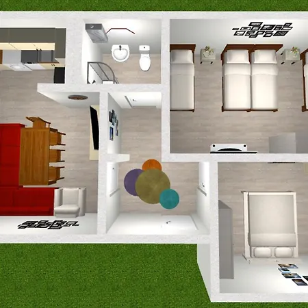 Appartement Large Private Flat With Extra Beds - Center - In Front Of The *